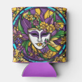 Custom Imitats gesteinigtes Glas Mardi Gras Jazz Dosenkühler (Rückseite)