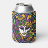 Custom Imitats gesteinigtes Glas Mardi Gras Jazz Dosenkühler (Kanne Rückseite)