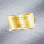 Custom Imitats Gold Metallic Look Business Card Magnetische Visitenkarte (Beispiel)