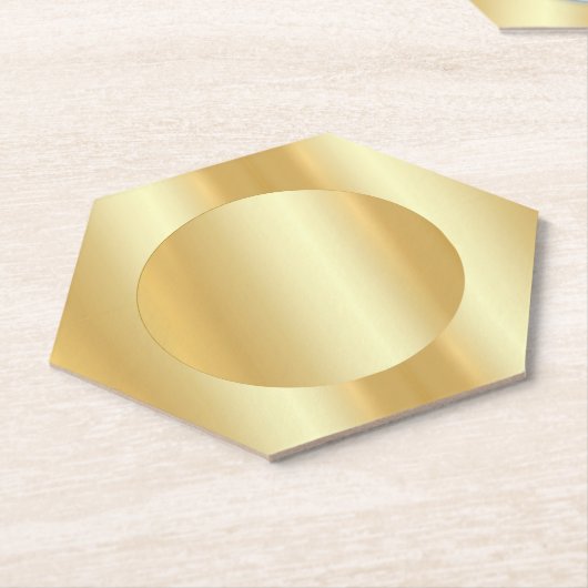 Custom Imitats Gold Trendy Elegant Leder Glamour Untersetzer (angewinkelt)