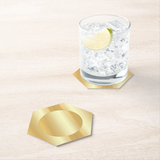 Custom Imitats Gold Trendy Elegant Leder Glamour Untersetzer (Vor Ort)