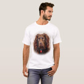 Custom Impressionist Boykin Spaniel Portrait T-Shirt (Vorne ganz)
