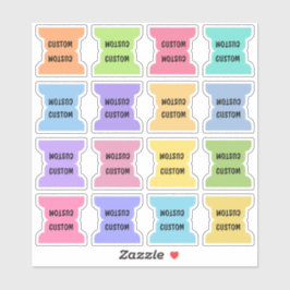 Custom Index Tabs Page Dividers Multicolor Folded Aufkleber