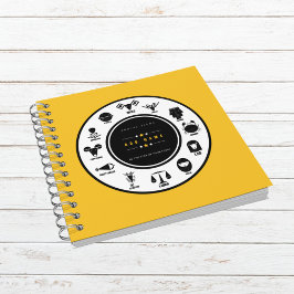 Custom Indian Zodiac - Yellow Cover Notizblock