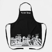 Custom Industrial Metallurgical Combine Silhouette Schürze (Vorderseite)