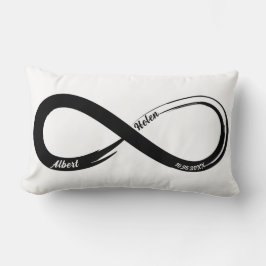 Custom Infinity Paare Hochzeitstipendium Lendenkissen