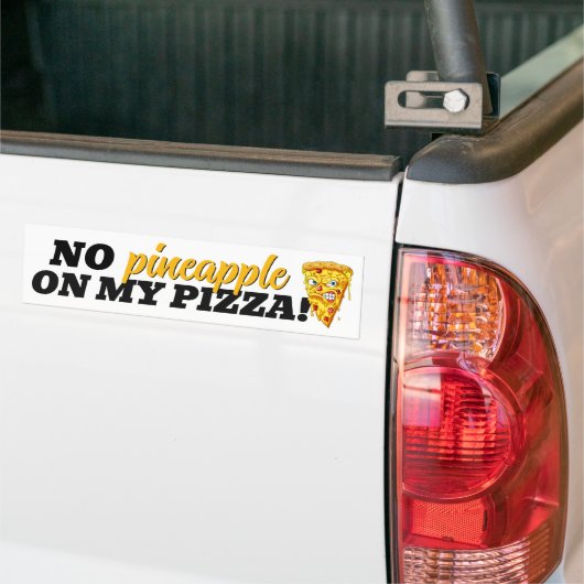 Custom Ingredient Angry Pizza Autoaufkleber (Auf Lkw)