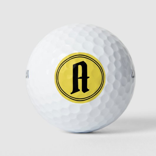CUSTOM INITIAL Golf Balls Golfball (Vorderseite)