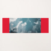 CUSTOM INITIAL HUMMINGBIRD YOGA MAT YOGAMATTE (Rückseite (Horizontal))