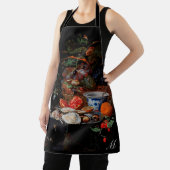 Custom Initial RENAISSANCE Black Fruits oysters Schürze (InSitu)