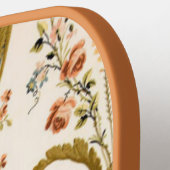 Custom Initials French Rokoko Floral Elegant Pickleball Schläger (Linke Seite)