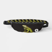 Custom Initials Pet Iguana Bauchtasche (Vorderseite)