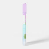 Custom Initials Wild Violet Garden Blume Kunst, Di iPhone Hülle (Rechte Seite)