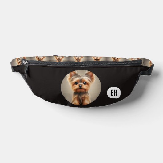 Custom Initials Yorkshire Terrier Yorkie Dog Bauchtasche (Ablage )