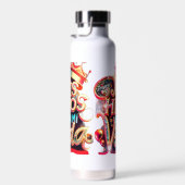 Custom Insulated Water Bottle 650ml – Keeps Drinks Trinkflasche (Rechts)