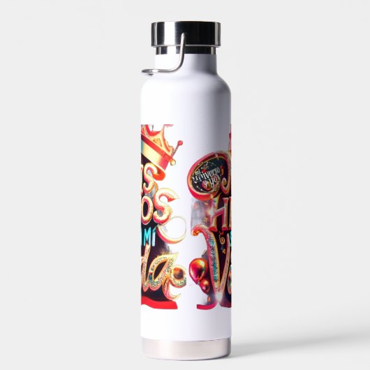 Custom Insulated Water Bottle 650ml – Keeps Drinks Trinkflasche (Rechts)