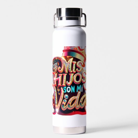 Custom Insulated Water Bottle 650ml – Keeps Drinks Trinkflasche (Rückseite)