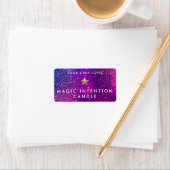 Custom Intention Candle Sticker Labels Adressaufkleber (Insitu)