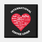 Custom International COFFEE LOVER Magnet (Vorne)