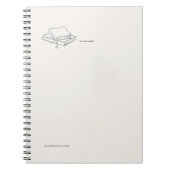 Custom Introvert Quiet Solitude Gift Notizblock (Vorderseite)