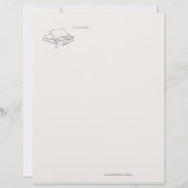 Custom Introvert Solitude Journal Writing Gift Briefbogen (Vorderseite)