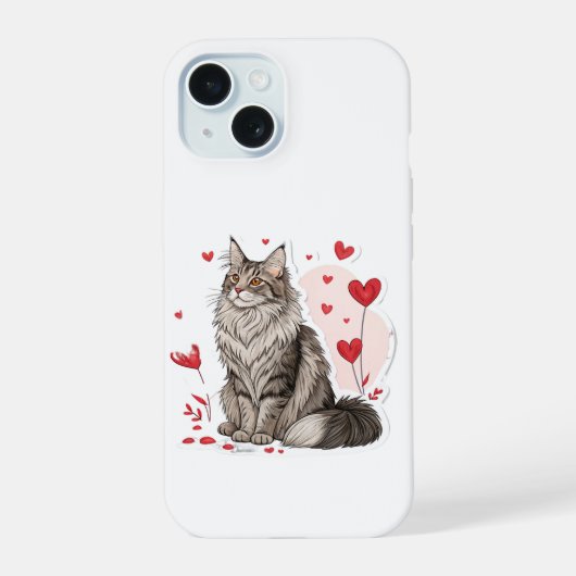 Custom Inuit Art Iphone 15 Fall Nunavut Kanada Hülle (Rückseite)