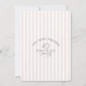 Custom Invitations - Wilde Peach Party Einladung (Rückseite)