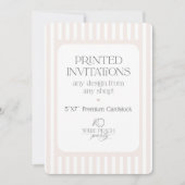 Custom Invitations - Wilde Peach Party Einladung (Vorderseite)