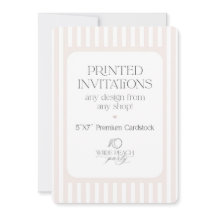 Custom Invitations - Wilde Peach Party