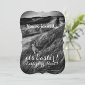 Custom Invite Party Ostereier Hunt Brunch Einladung (Stehend Vorderseite)