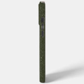Custom iPhone 15 Pro Max Fall - Moss Green Texture Case-Mate iPhone Hülle (Rückseite / Links)
