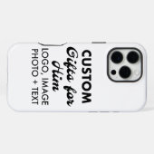 Custom iPhone 16 Pro Max Tough Case Hülle (Rückseite (Horizontal))