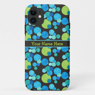 Custom iPhone 5 Case-Mate-Case, Blue Moons-Muster 11 Hülle