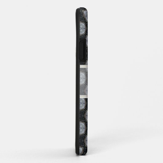 Custom Iphone Black Gray Fall Case-Mate iPhone Hülle (Hinten/Rechts)