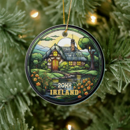 Custom Ireland Souvenir Keramik Ornament