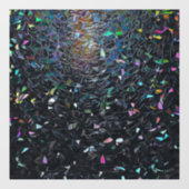 Custom Iridescent Abstract Stained Glass Pattern Fensteraufkleber (Blatt)