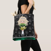 Custom Irish Dance Blond Girl Green, Black Tasche (Von Nahem)
