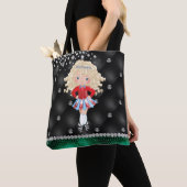 Custom Irish Dance Blond Girl Green, Black Tasche (Von Nahem)