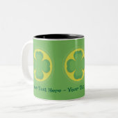 Custom Irish Kleeblatt Tasse (Vorderseite Links)