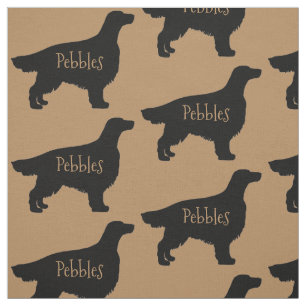 Custom Irish Setter Dog Fabric Stoff