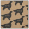 Custom Irish Setter Dog Fabric