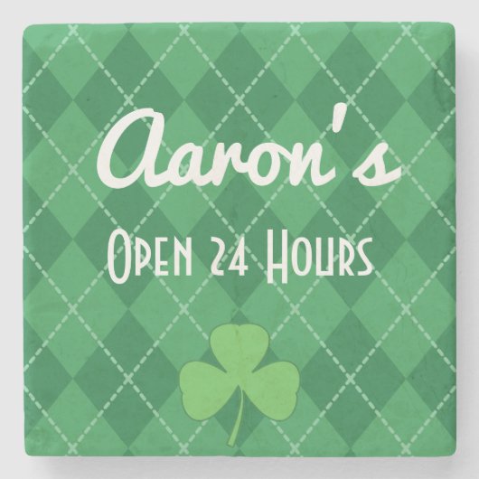 Custom Irish Stone Drink Untersetzer Gift (Vorderseite)