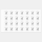 Custom Iron on Label for crafter with pet icon Etiketten (Blatt)