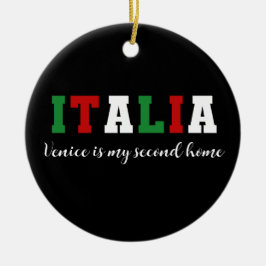 Custom Italia Italien Trip Souvenir Weihnachtsgesc Keramik Ornament