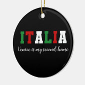 Custom Italia Italien Trip Souvenir Weihnachtsgesc Keramik Ornament (Links)