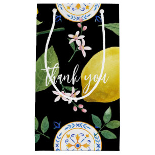 Custom Italian Tile Botanic Small Geschenktasche Kleine Geschenktüte