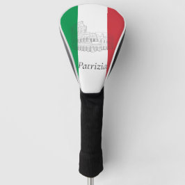 Custom Italy Flag Italienische Flagge Colosseum ro Golf Headcover