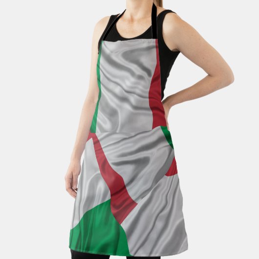 Custom ITALY ITALIAN FLAG Collage Große Schürze (InSitu)