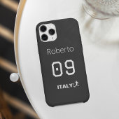 Custom Italy National Soccer Professional Mono iPhone Hülle