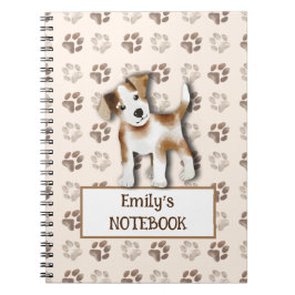 Custom Jack Russell Terrier Notebook - Niedlicher  Notizblock